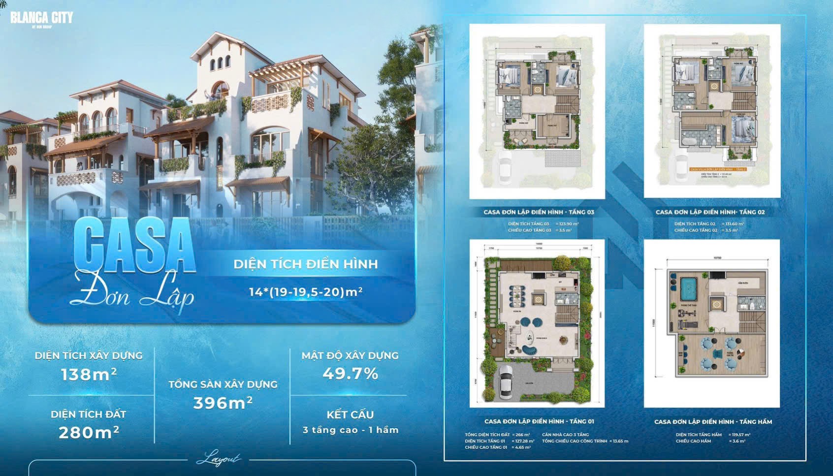 Biệt thự casa villa đơn lập vũng tàu