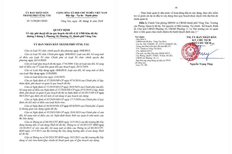 Phê duyệt quy hoạch chi tiết 1/500 – một trong những mảnh ghép không thể thiếu trong pháp lý Blanca City.