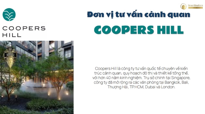 Coopers Hill - đơn vị thiết kế Blanca City quan trọng khi đảm nhận phần thiết kế toàn bộ cảnh quan cho dự án