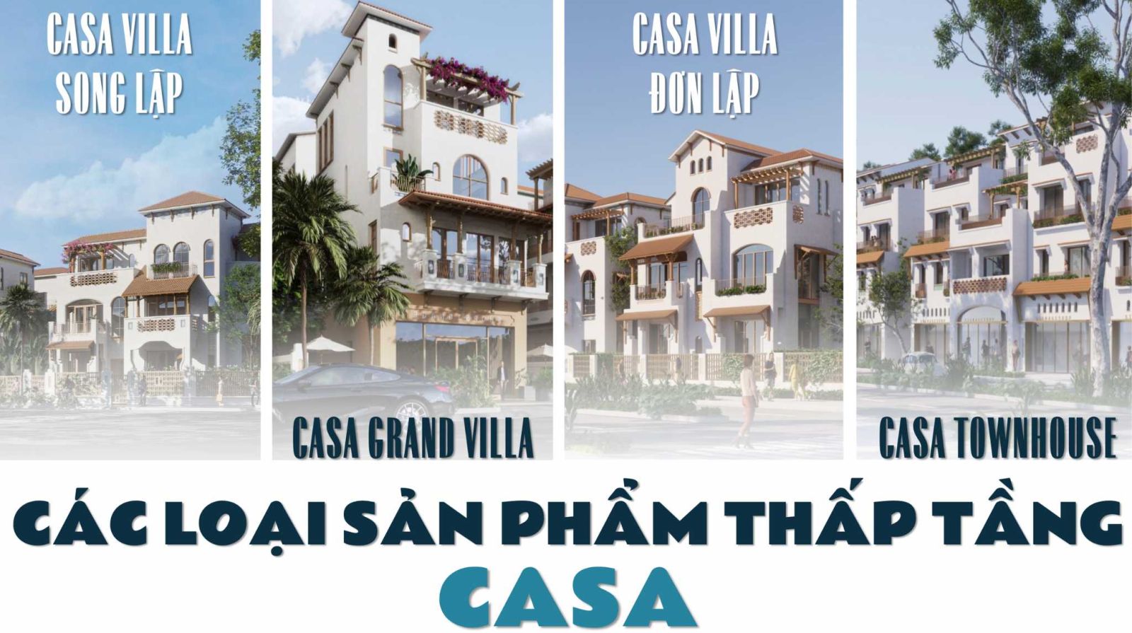 Mặt bằng Layout khu thấp tầng CASA tại Blanca City | Sun Vũng Tàu