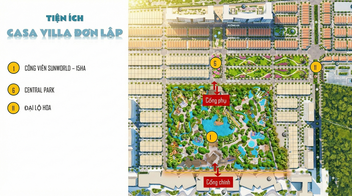 tien ich biet thu casa don lap