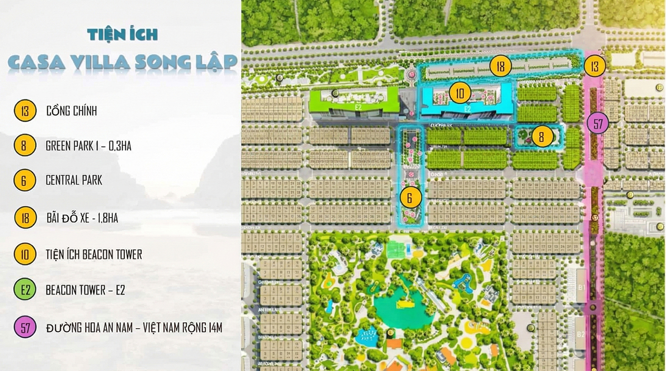 tien ich biet thu casa song lap