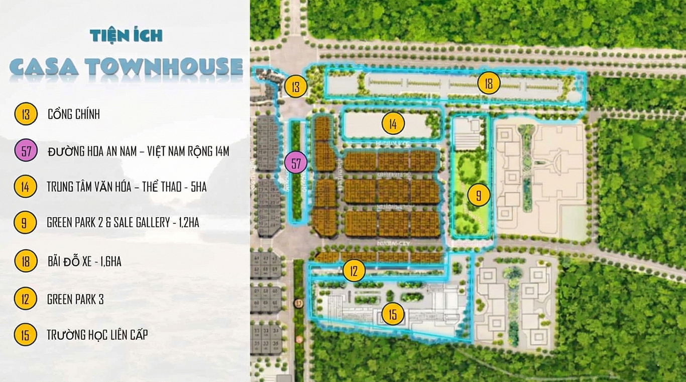 tien ich biet thu casa townhouse